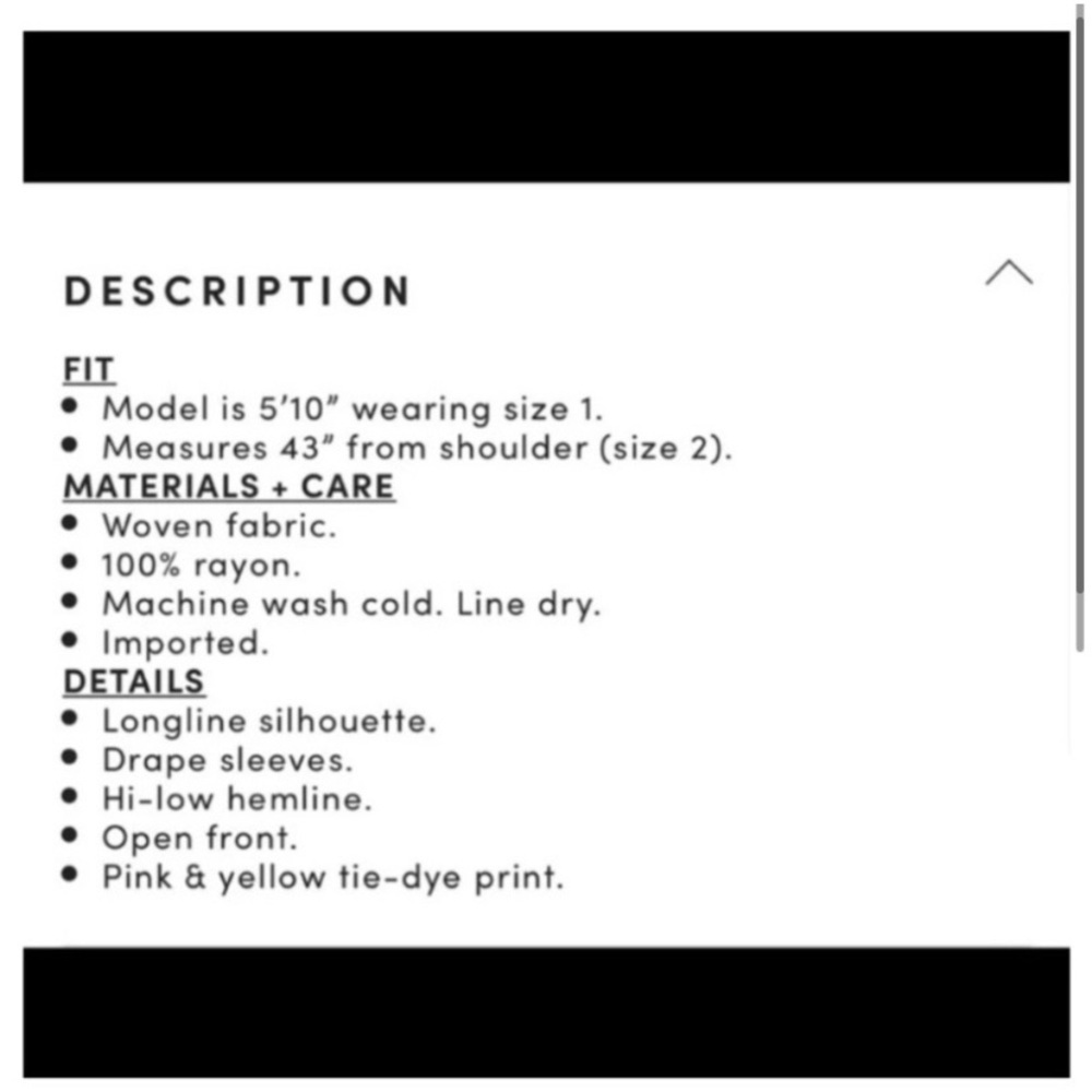 TORRID Tie Dye Kimono Top - Picture 3 of 5